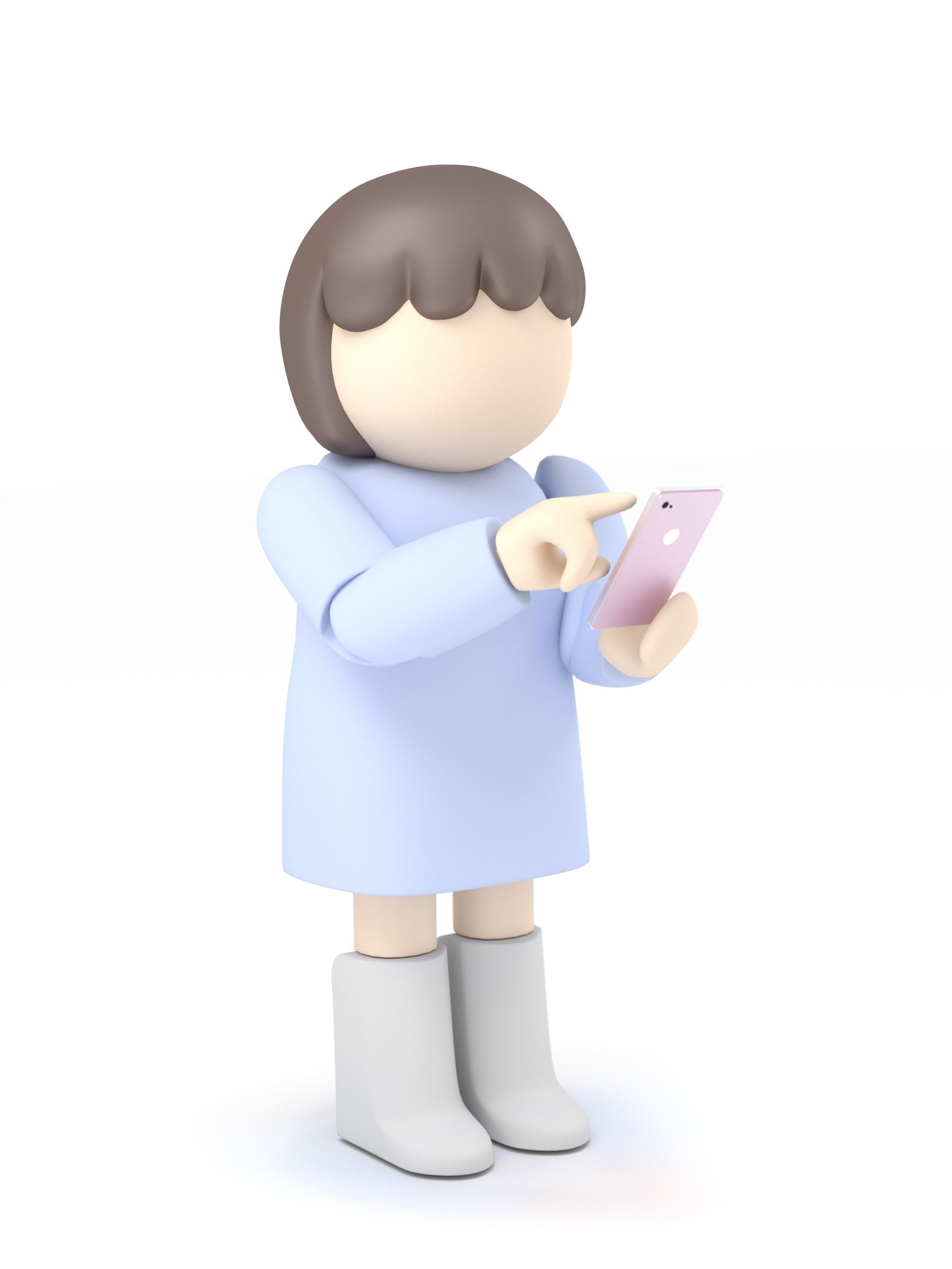 girl on phone